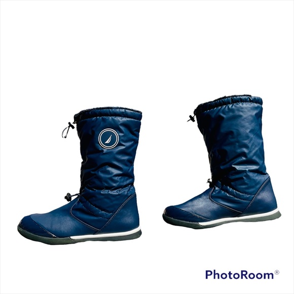 Nautica Shoes - NWOT Nautica Amistead blue warm faux fur winter  boots